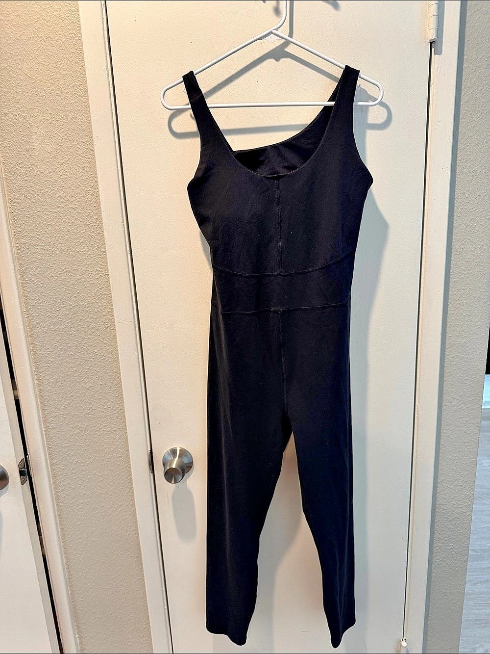 Fabletics Black Sleeveless Jumpsuit